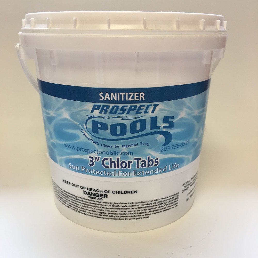 3 Inch  Tri- Chlor Chlorine Tabs 16Lbs