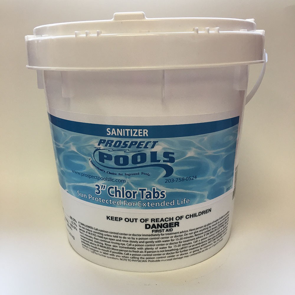 3 Inch  Tri- Chlor Chlorine Tabs 25lbs